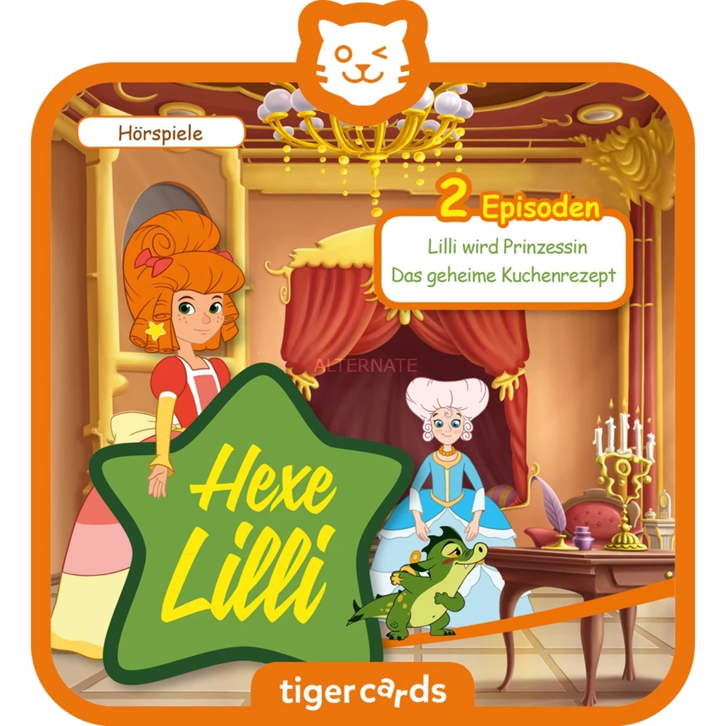 Tigerbox Tigermedia Tigercard - Hexe Lilli: Lilli Wird Prinzessin & Das Geheime Kuchenrezept, Hörbuch
